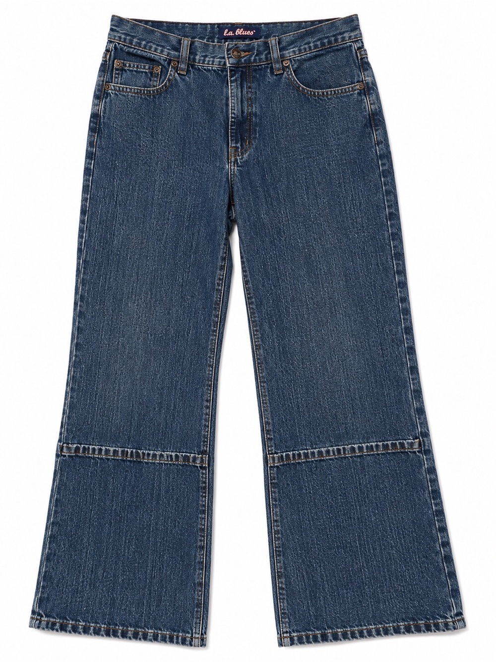 L.A. Blues Size 10 Y2K Wide Leg 100% Cotton Jeans